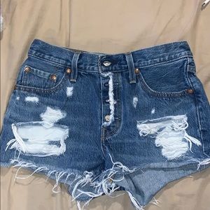 High waisted shorts